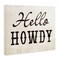 Stupell Industries Western Hellow Howdy Canvas Wall Art Design by Daphne Polselli